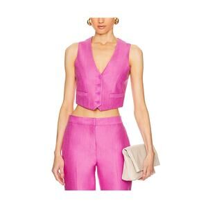 LoveShackFancy Tailored Pink Tintley Size 4 Vest